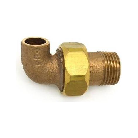 5 x GOMITO BRONZO 3 PEZZI M.  A SALDARE Misura: 1/2 x 18