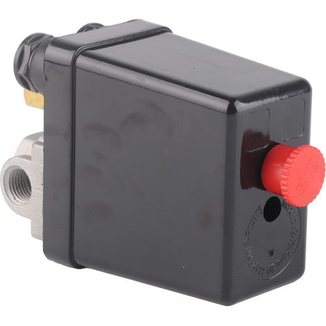 Compresseur d'air Pressostat NPT 1/2in 4 Ports Vanne de Régulation Pression Réglable 90-120PSI (1/5)
