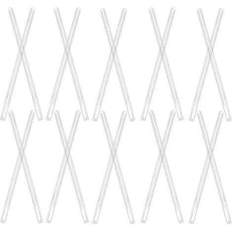 Lot de 20 tubes lumineux transparents effet météore pour douche (1/5)
