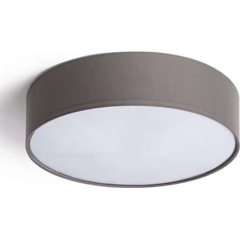 Plafonnier Rond Tissus Ranje Ø500 mm Gris (1/5)