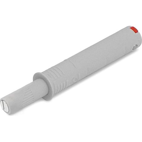 cierre magnético kpush tech strong. plástico resistente. para puertas de armario sin tirador. diámetro 12mm. strong. lon kpush largo largo 20mm. kpush color gris