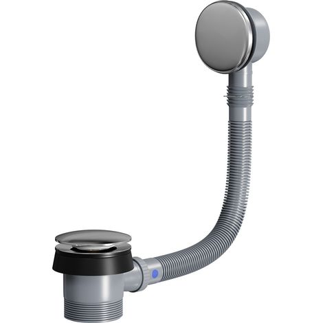 Polished Chrome Round Easy Clean Sprung Click Clack Bath Waste (1/5)