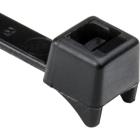 HellermannTyton 112-52112 CTT60R-PA66HS-BK Kabelbinder 205 mm 4.70 mm Schwarz Hitzestabilisiert 100
