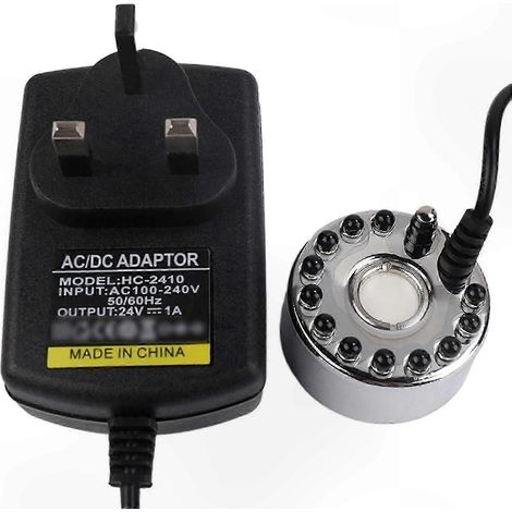 Atomiseur haute puissance avec lumière LED, atomiseur pour bassin, accessoires pour fontaines (Royaume-Uni) (1/2)