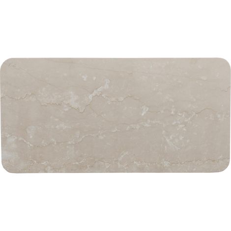 Habillage d'étagère marbre beige pour buffet haut 4 portes KASO (4 plaques) (1/5)