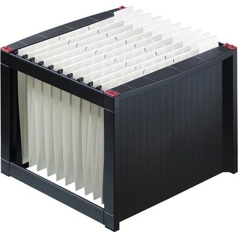 helit Hängeregistraturgestell Kunststoff schwarz - H 61100-92 (1/2)