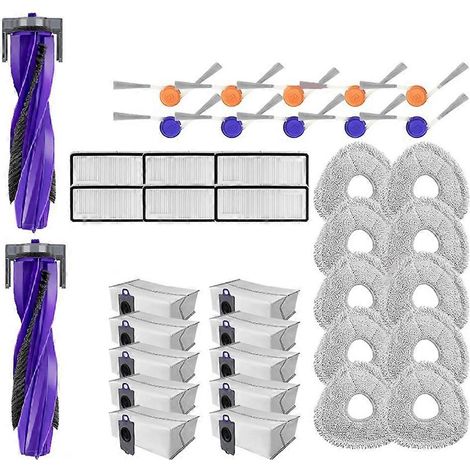 Pièces détachées pour aspirateur Narwal Freo Z10 / Narwal Freo Pro : rouleau principal, brosse latérale, couvercle et sac à poussière (1/5)