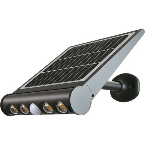 V-TAC VT-11108 Lampada led solare da giardino 8W con pannello solare da esterno con sensore pir movimento 3000k IP65 sku 6844 (1/10)