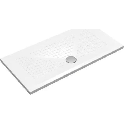Piatto doccia 70x140 h.3,5 in ceramica bianco lucido Rebel di (1/5)