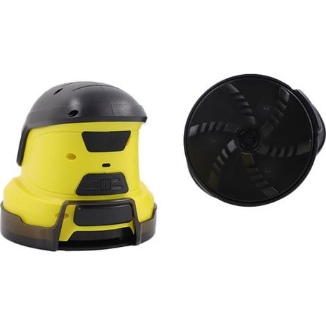 Grattoir Électrique sans Fil pour Pare-Brise  Déneigeur Rechargeable USB avec Disque Rotatif sans Dommage pour Verre - Jaune (1/5)