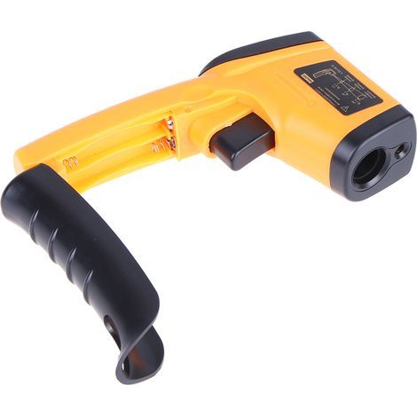 Thermomètre infrarouge numérique Laser pistolet de température industriel sans contact avec rétro-éclairage -50-380 °C (PAS pour les humains) Batterie non incluse (1/5)