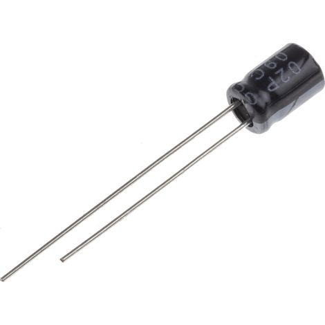 Condensateur RS PRO 100µF, 25V c.c.
