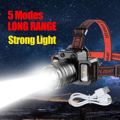 LED-Taschenlampe mit 9000 Lumen im Baseballschläger-Design aus Aluminium für den Außeneinsatz (1/5)