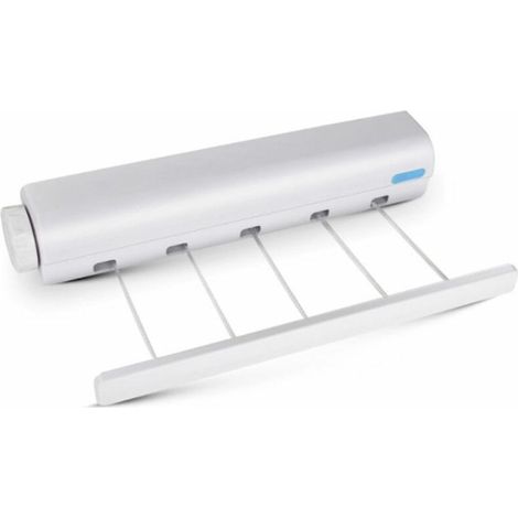 Extendable 3.7m wall-mounted clothes dryer – For indoor and outdoor use – Weatherproof – Easy installation with included hardware (1/5)