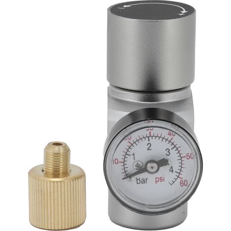 Régulateur de gaz CO2 Mini avec interrupteur d'arrêt MFL3/8in vers TR21x4, accessoire pour bière maison