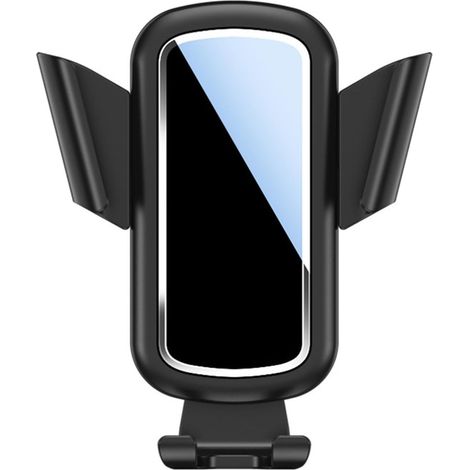 Support de téléphone universel pour grille d'aération de voiture - Maintien ferme - Rotation à 360° - Antidérapant - En silicone - Pour smartphones de 4 à 7 pouces (1/4)
