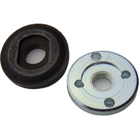 Trade-Shop 22mm Flansch Aufnahme + Stirnlochschraube M14 Gewinde für viele Bosch GWS PWS Winkelschleifer mit M14 Gewinde Spindel (1/2)