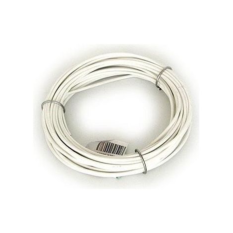FPLUS alambre plast.blanco 20m. , ROLLO ALAMBRE PLASTIFICADO DE BUARFEAtadura plastificada con un alambre interior, muy útil para las tareas del jardín. Permite atar las plantas a