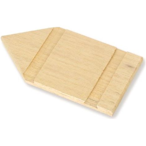 Plateau de rechange pointu pour taloches - Matière bois - Haute Qualité - 14 x 27cm - Mondelin