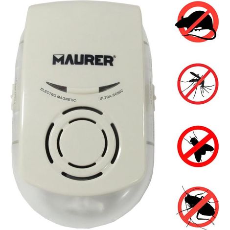 Ahuyentador Ultrasonidos y Electromagnético Para Ratones E Insectos