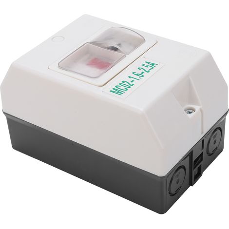Interrupteur de protection moteur MC02-1.6-2.5A 50/60 Hz ABS étanche 220 V/380 V (1/5)