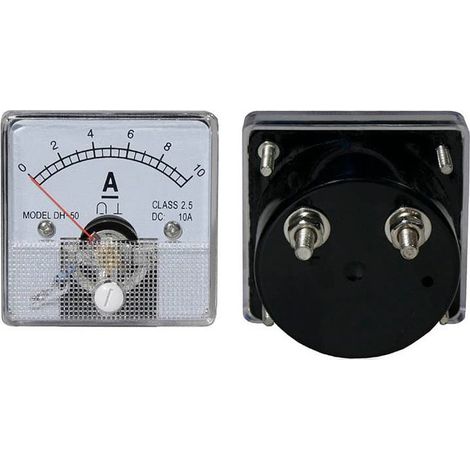 10A-Einbauamperemeter mit Shunt (1/2)