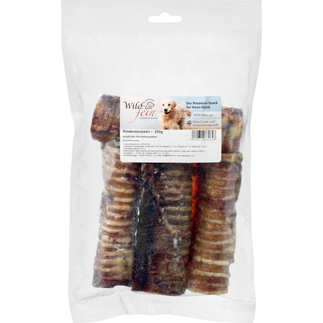 Wild & Fein Rinderstrossen 250 g - ein Naturkauartikel, den Hunde lieben