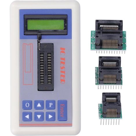 TSH-06F Integrierter Schaltungstester – Multifunktions-IC-Tester mit über 1300 Schaltungsmodellen, automatischer Transistorerkennung, 5V/3,3V/Automatikmodus, tragbar, Terminalsteuerung