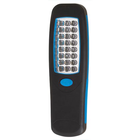 24 LED ARBEITSLEUCHTE TASCHENLAMPE MAGNETISCHE WERKSTATT MAGNET HAKEN FERVI 0311