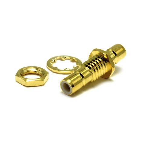 Adaptateur coaxial RS PRO SMB Embase vers SMB Embase, Droit, 50O 4GHz ( Prix pour 1 )