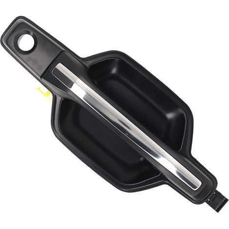 Poignée de porte extérieure gauche côté conducteur MR970411, poignée de porte noire de remplacement pour Mitsubishi Montero 2001-2006 (1/5)