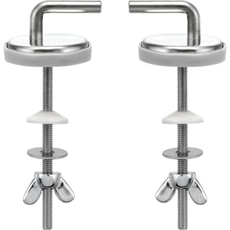 harnières de fixation pour Abattant WC, inox pour abattants en bois à partir de l'année de construction 2011, 1 pièce (1/5)