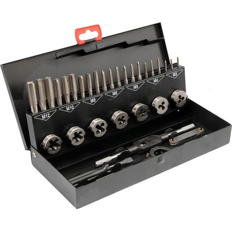 Set di maschi e filiere m3-m12, 32 pezzi YT-2975 YATO (1/5)