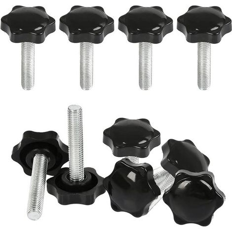 Lot de 20 vis moletées M8 en acier inoxydable pour diverses machines et applications, vis de fixation, vis Torx, vis pour meubles (1/5)