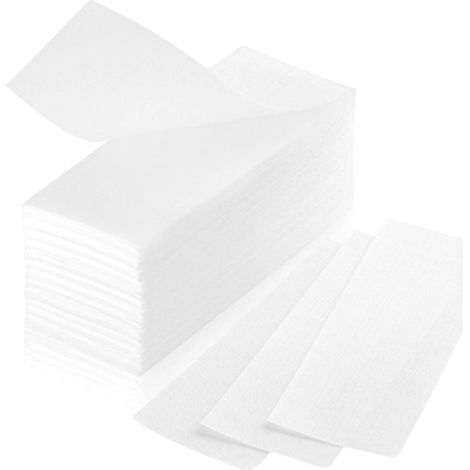 200 x Non-Woven Wax Strips, Small Wax Strip for Hot Wax and Sugar Paste, Depilatory Strips for Body Hair Removal Legs and Face (3.8 x 10 cm) (1/5)