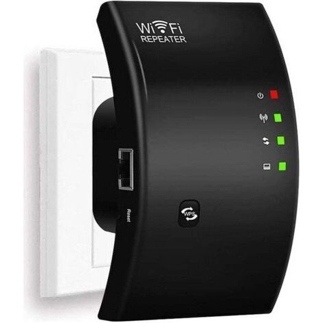 Répéteur Wi-Fi, amplificateur Wi-Fi puissant, 1 port Ethernet, zone de couverture jusqu'à 200 mètres carrés (1/3)