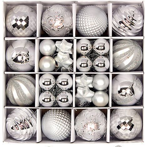 Décorations de Noël, décorations pour sapin de Noël, boules décoratives incassables à suspendre pour sapin de Noël, décorations de Noël en vrac pour décoration de table (1/5)