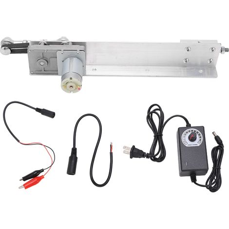 Actionneur linéaire va-et-vient 24V course 3-15cm pour vélo DIY, moteur 120tr/min, prise US 100-240V (1/5)