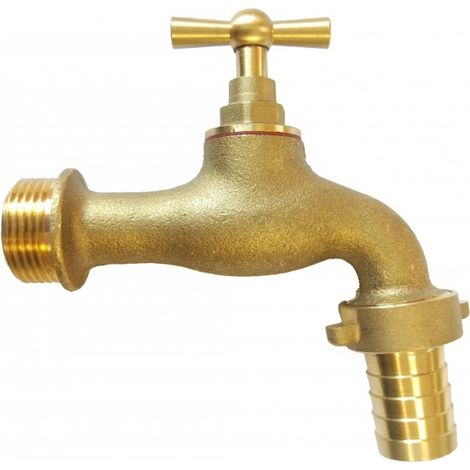 GRIFO CURVO DE LATÓN 3/4" (1/2)