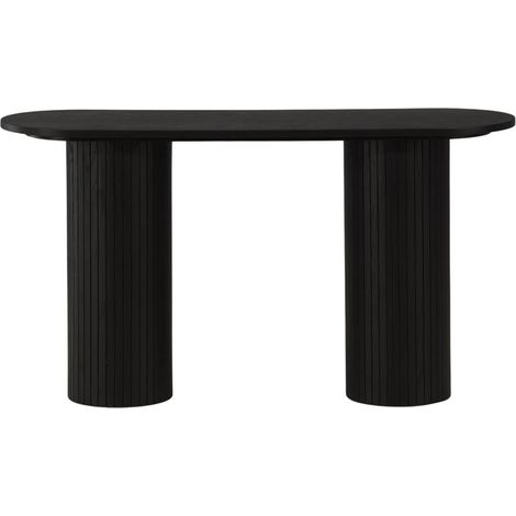 Bianca Konsolentisch 40x130cm schwarz.