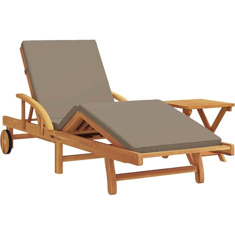 Maison Exclusive - Sonnenliege 2 pcs Taupe 200 x 67 x 84 cm Massi