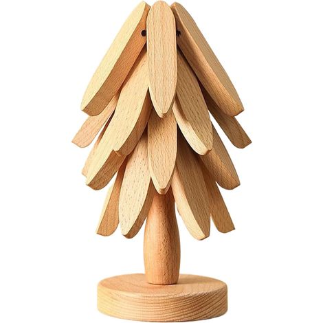 Salvamanteles rústico de madera, tapete versátil para teteras y cuencos, aislamiento ecológico, para uso en cocina y comedor.