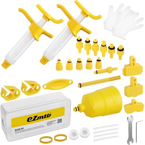 1 Kit Purge Frein Universel, Outils Réparation Vélo, Plastique Métal, Pour VTT Route Shimano Magura (1/5)