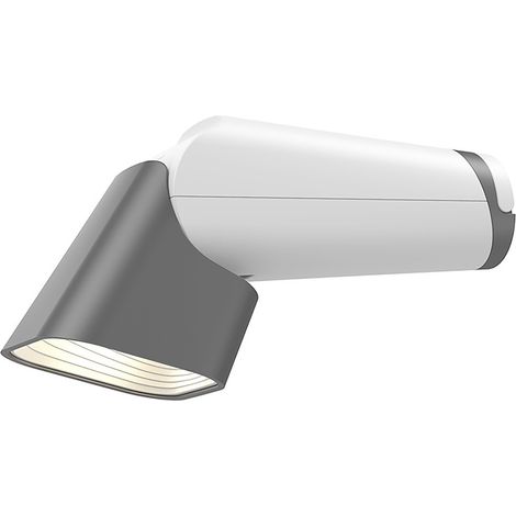 Lampe de lecture LED en ABS, USB, pliable à 90°, 4000K, 3 niveaux d'intensité, protection des yeux, lampe de bureau/de chevet pour chambre, bureau, dortoir, gris (1/2)