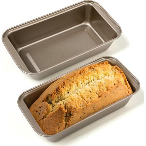 2 Pcs Moule Pain De Mie - Moule a Cake - Moule a Painm - adaptée pour la cuisson de divers pains - parfaits pour la cuisson du pain, des gâteaux, du pain grillé et d'autres sucreries (1/5)