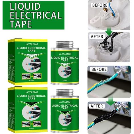 LYERCW - Colle isolante, isolation thermique, protection contre l'eau et les hautes températures, liquide pour joints électriques (1/5)