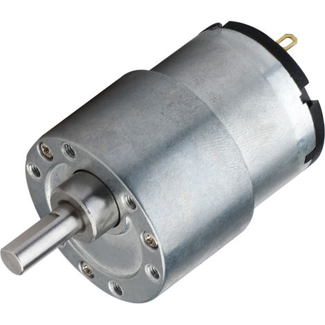 Moteur à engrenages CC 12V 80tr/min GM37-520, rapport de réduction 1:90, 12V 80tr/min, 21D612, dimensions du moteur : 3753 mm. (1/5)