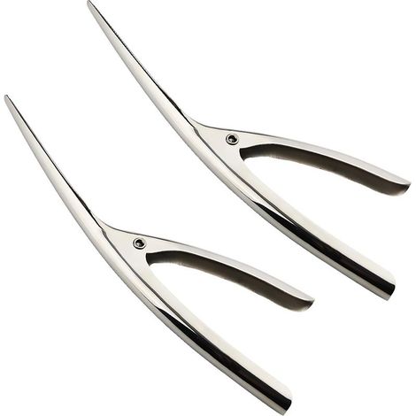 Éplucheur crevettes, Lot 2 Outils déveinage crevettes, Couteau éplucheur crevettes en Acier Inoxydable, pour crevettes Peut être utilisé pour éplucher Les crevettes crues ou cuites (1/5)