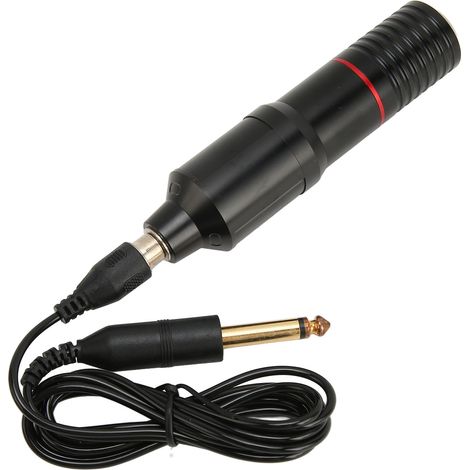 Machine à tatouer avec connecteur RAC, stylo rotatif réglable en alliage pour liner et shader, noir et rouge. (1/5)