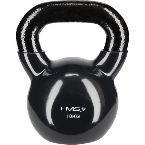 10 kg Gusseisen-Kettlebell - Schwarz (1/5)
